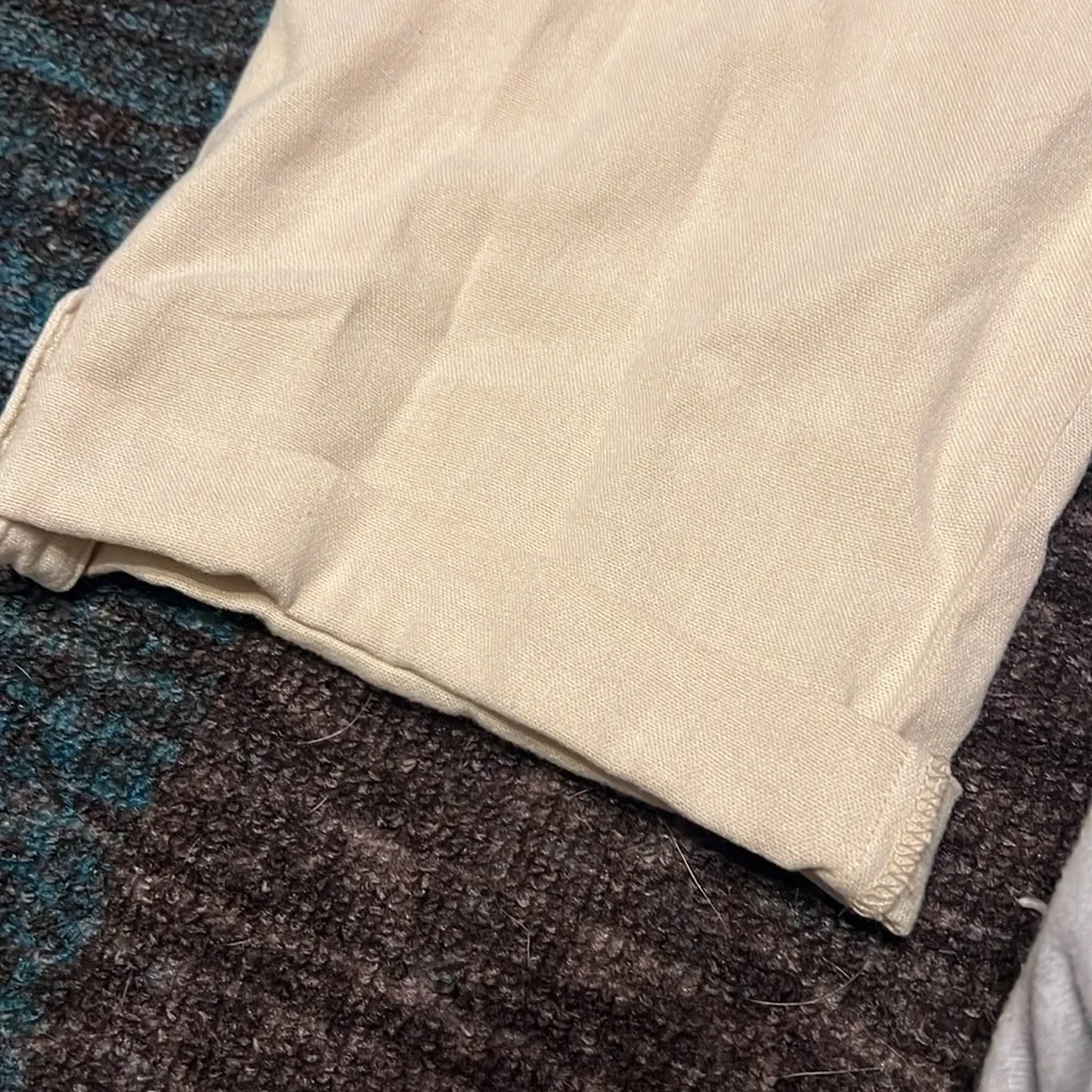 Sincerely Jules Convertible Linen Blend XL Pull on Pants - Picture 2 of 9